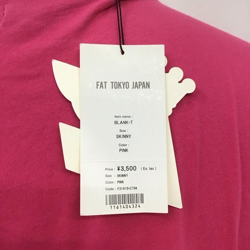 エフエイティー FAT Tシャツ 半袖 F3140-CT04-AB クルーネック SKINNY 無地 茶 / ブラウン /  メンズ USED 古着 中古 10106939