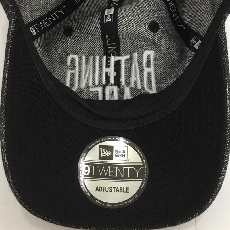 アベイシングエイプ A BATHING APE 帽子 キャップ NYC LOGO DENIM NEW ERA 9TWENTY CAP ロゴ、文字 黒 / ブラック /  メンズ USED 古着 中古 10132251