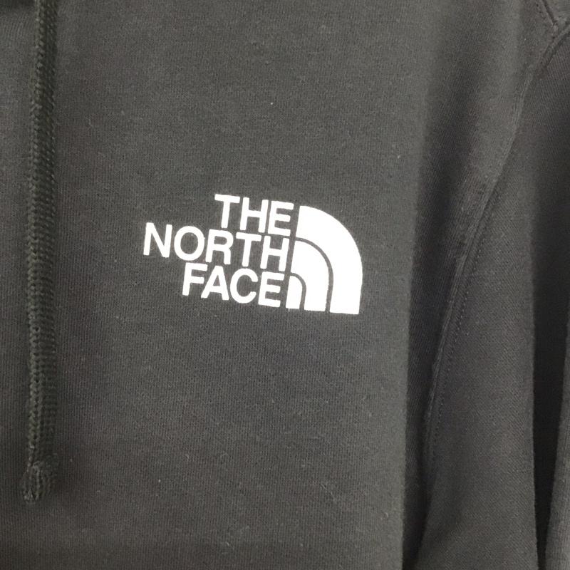ザノースフェイス THE NORTH FACE パーカー 長袖 ジップアップパーカー 長袖パーカー カジュアルジャケット L ロゴ、文字 黒 / ブラック /  メンズ USED 古着 中古 10140823