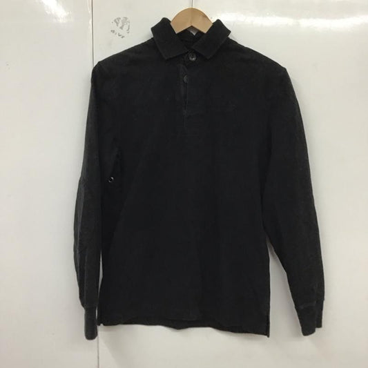 ポロバイラルフローレン Polo by RALPH LAUREN カットソー 長袖 長袖カットソー 長袖ポロシャツ カラーシャツ S ロゴ、文字 黒 / ブラック /  メンズ USED 古着 中古 10129878