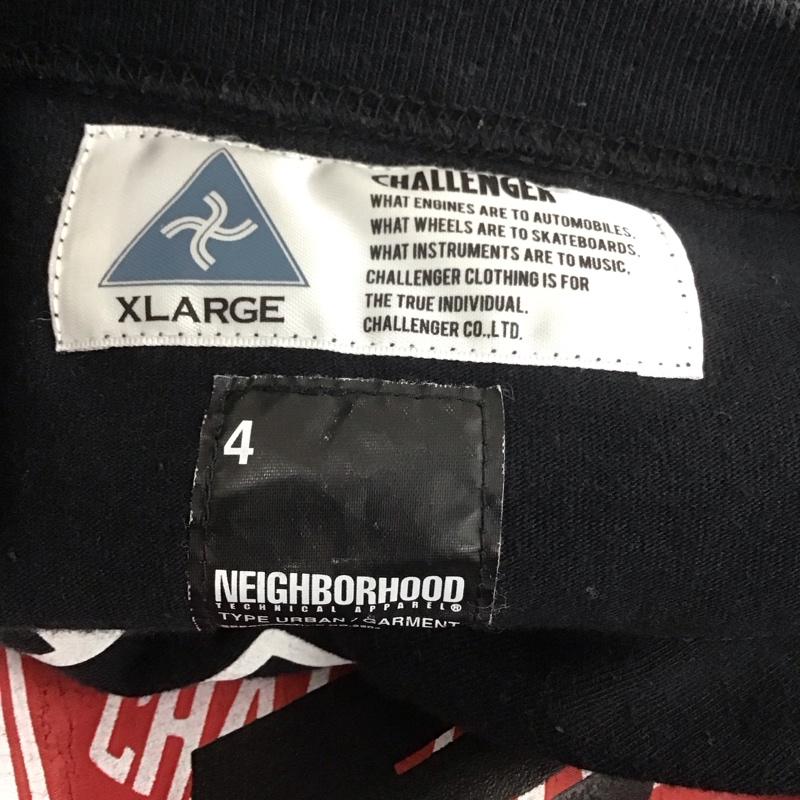 チャレンジャー CHALLENGER Tシャツ 半袖 半袖カットソー プリントTシャツ クルーネックカットソー XL ロゴ、文字 黒 / ブラック /  メンズ USED 古着 中古 10113154