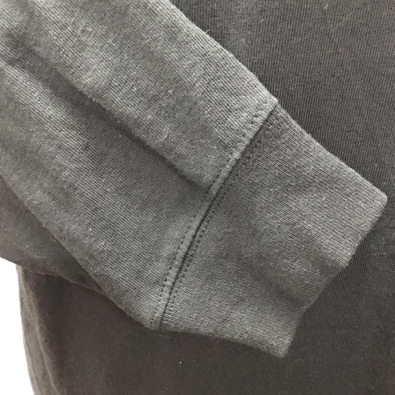 カーハート Carhartt カットソー 長袖 長袖カットソー クルーネックカットソー ロングスリーブカットソー プリントTシャツ L ロゴ、文字 黒 / ブラック /  メンズ USED 古着 中古 10112448