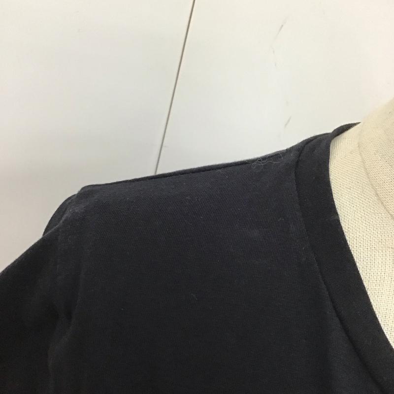 ザラ ZARA ワンピース ロングスカート M 無地 X バンダナ柄 黒 / ブラック /  レディース USED 古着 中古 10114144