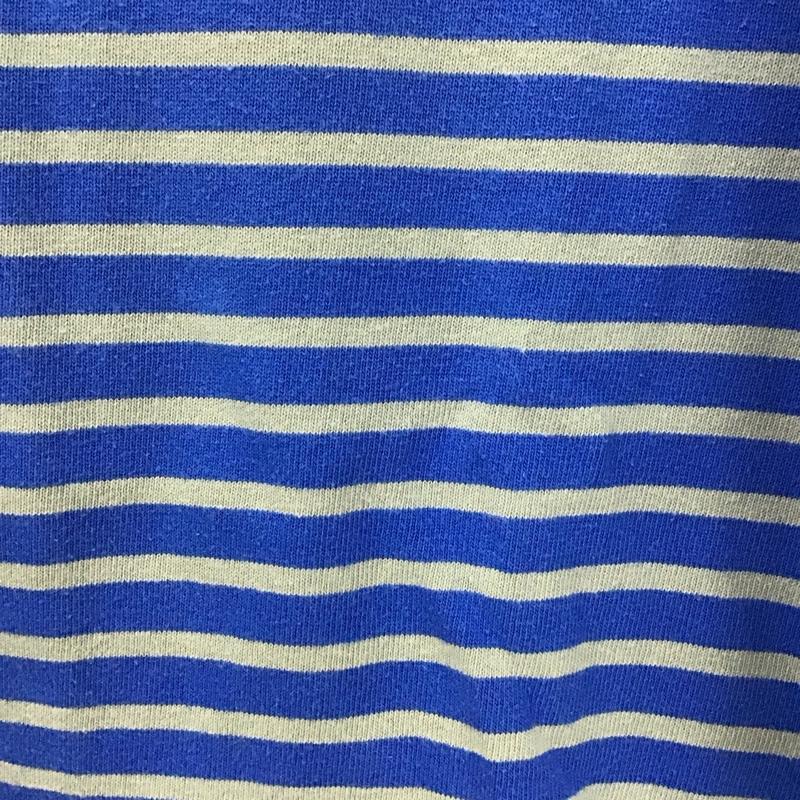 セントジェームス SAINT JAMES カットソー 長袖 長袖カットソー プリントカットソー ワイドネック ボーダー柄 マルチカラー / マルチカラー /  メンズ USED 古着 中古 10131387