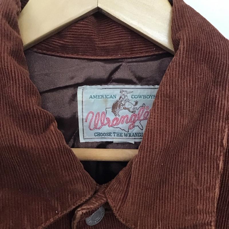 ラングラー Wrangler ジャケット、上着 ジャケット、ブレザー コーデュロイジャケット カジュアルジャケット アウター M 無地 茶 / ブラウン /  メンズ USED 古着 中古 10137333