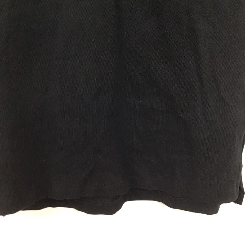 ポロラルフローレン POLO RALPH LAUREN ポロシャツ 半袖 半袖ポロシャツ カラーシャツ 半袖カットソー L ロゴ、文字 黒 / ブラック /  メンズ USED 古着 中古 10147355
