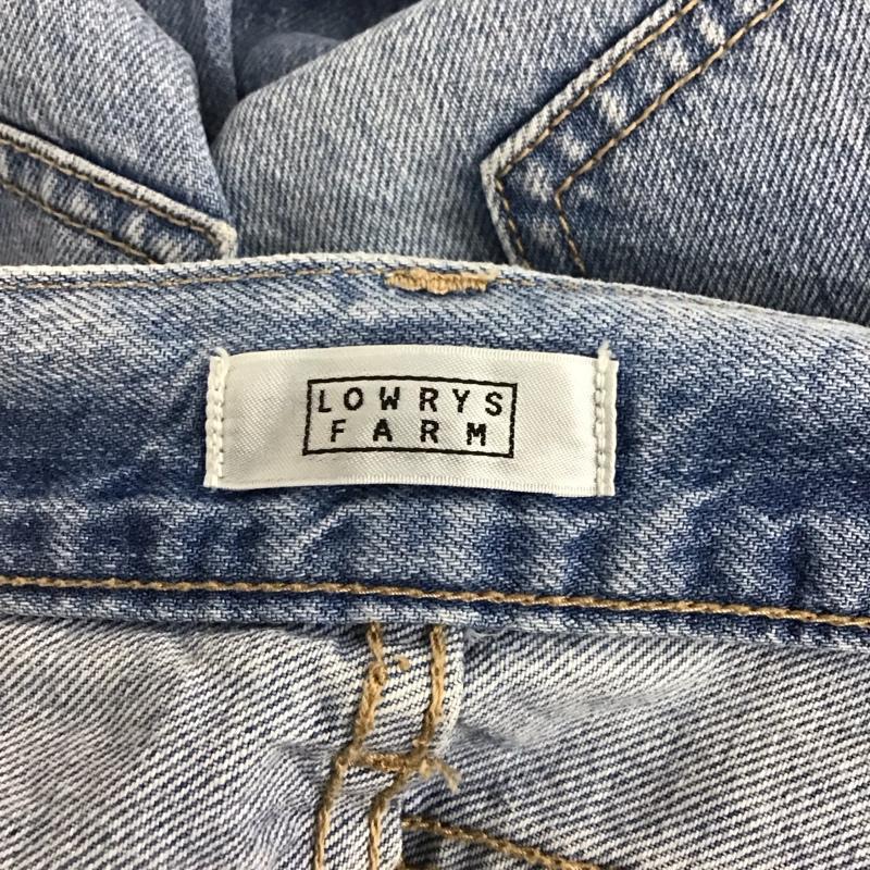 ローリーズファーム LOWRYS FARM パンツ デニム、ジーンズ M 無地 水色 / ライトブルー /  レディース USED 古着 中古 10122261