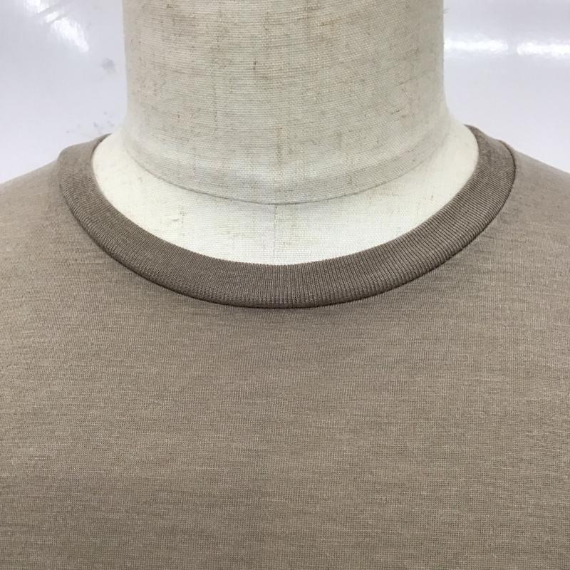 ザノースフェイス THE NORTH FACE Tシャツ 長袖 NT32088 ラッシュドライ メリノ クルー バックプリント L ロゴ、文字 茶 / ブラウン /  メンズ USED 古着 中古 10119682