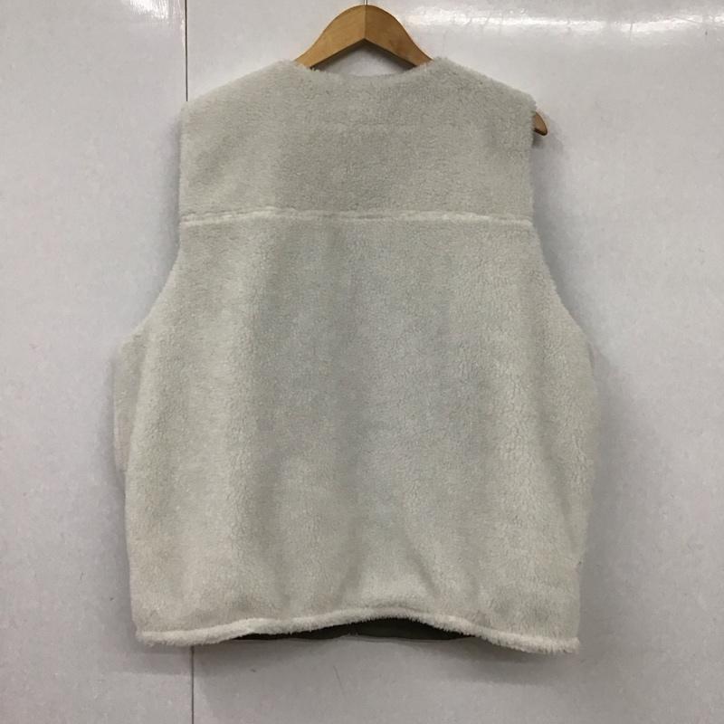 ナイキ NIKE ベスト ベスト DQ4879-133 フリースベスト リバーシブルベスト XXL 無地 白 / ホワイト / X カーキ / カーキ /  メンズ USED 古着 中古 10130174