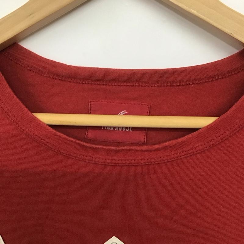 ピンクハウス PINK HOUSE Tシャツ 長袖 L 無地 赤 / レッド /  レディース USED 古着 中古 10143386