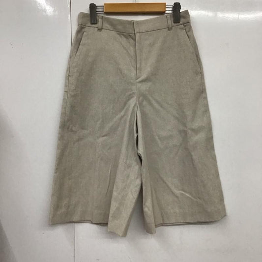 ニジュウサンク 23区 ボトムス ボトムス ガウチョパンツ クロップド丈 40 無地 グレージュ / グレージュ /  レディース USED 古着 中古 10119383