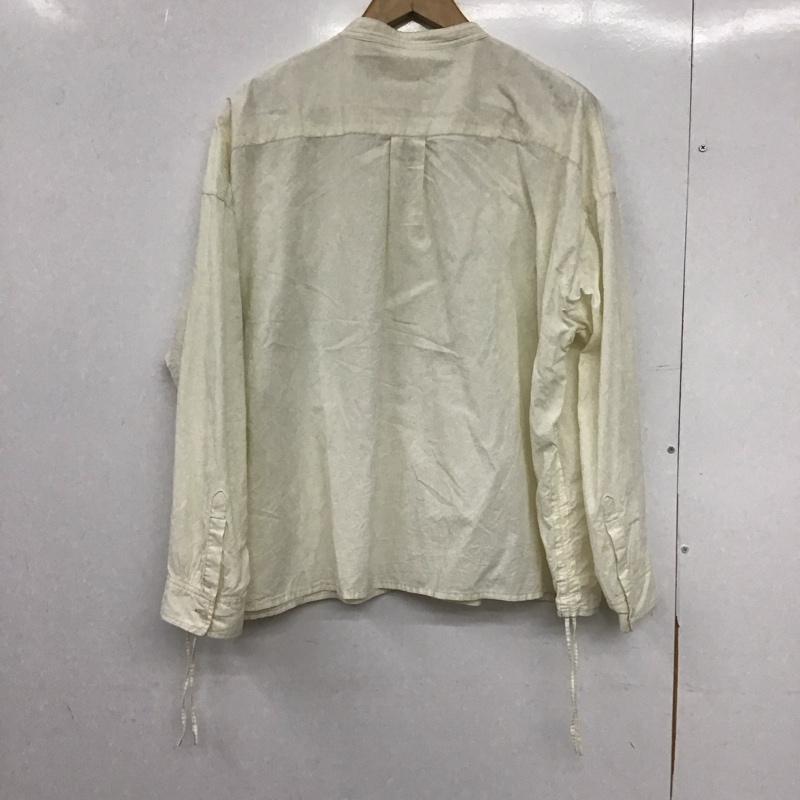 ニコアンド niko and... シャツ、ブラウス 長袖 M 無地 白 / ホワイト /  レディース USED 古着 中古 10148627