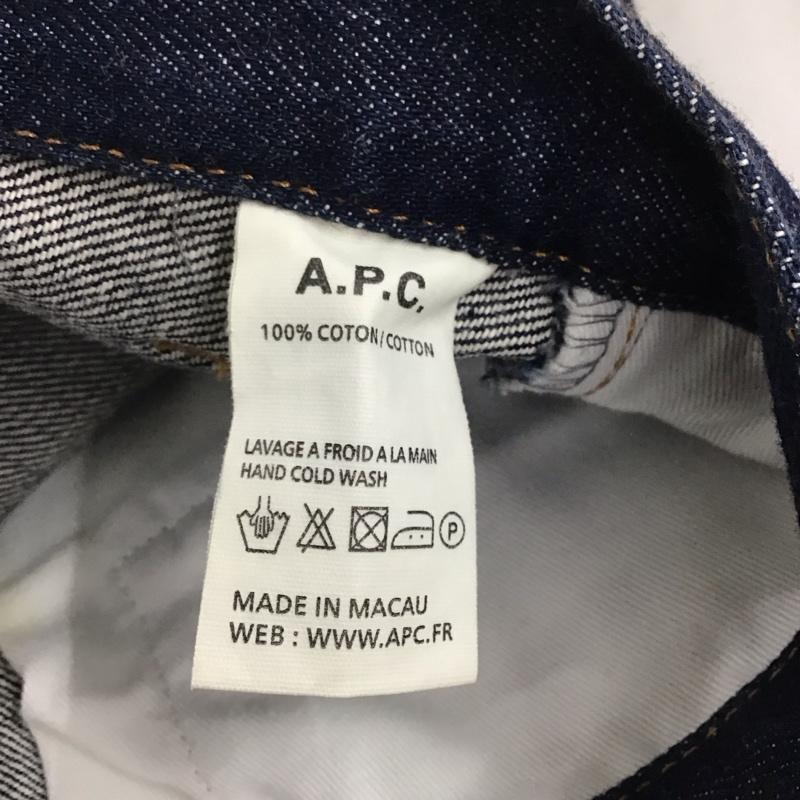 アーペーセー A.P.C. パンツ デニム、ジーンズ デニムパンツ ワイドパンツ カジュアルパンツ 34インチ 無地 インディゴ / インディゴ /  メンズ USED 古着 中古 10145354