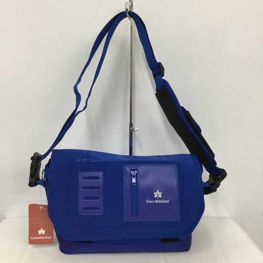 カナディアンイースト Canadian East ショルダーバッグ ショルダーバッグ CEB1011 カメラバッグ タグ付き ロゴ、文字 青 / ブルー /  メンズ USED 古着 中古 10132870