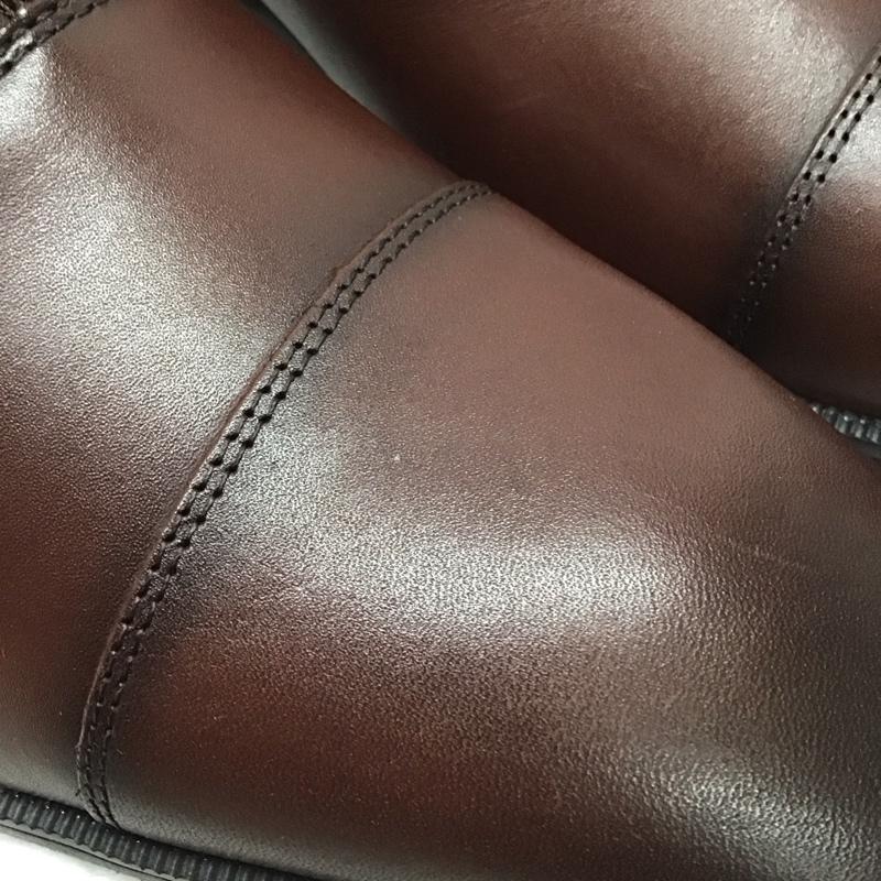 アシックス ASICS 革靴 革靴 TU-7010 texcy luxe ストレートチップ 箱有 26cm 26.0cm 無地 茶 / ブラウン /  メンズ USED 古着 中古 10111750