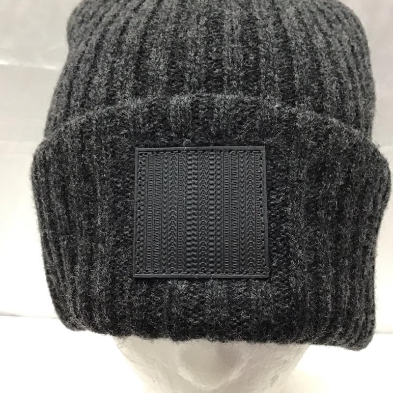 マークジェイコブス MARCJACOBS 帽子 ニット帽 N903W17RE22 The Ribbed Beanie ロゴ、文字 チャコールグレー / チャコールグレー /  メンズ USED 古着 中古 10118152