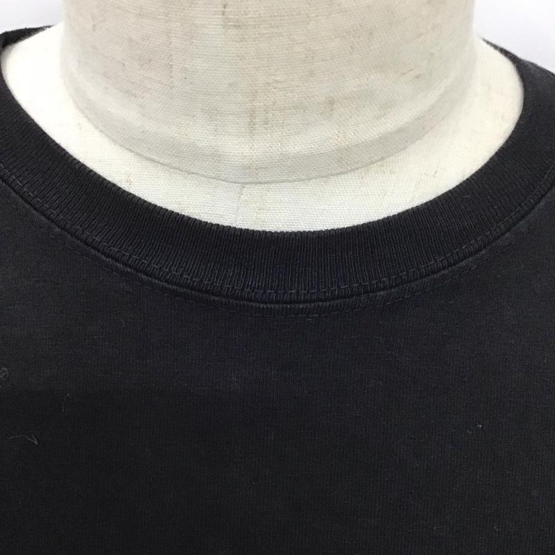 ステューシー STUSSY カットソー 長袖 長袖カットソー プリントカットソー クルーネック L プリント 黒 / ブラック /  メンズ USED 古着 中古 10126191