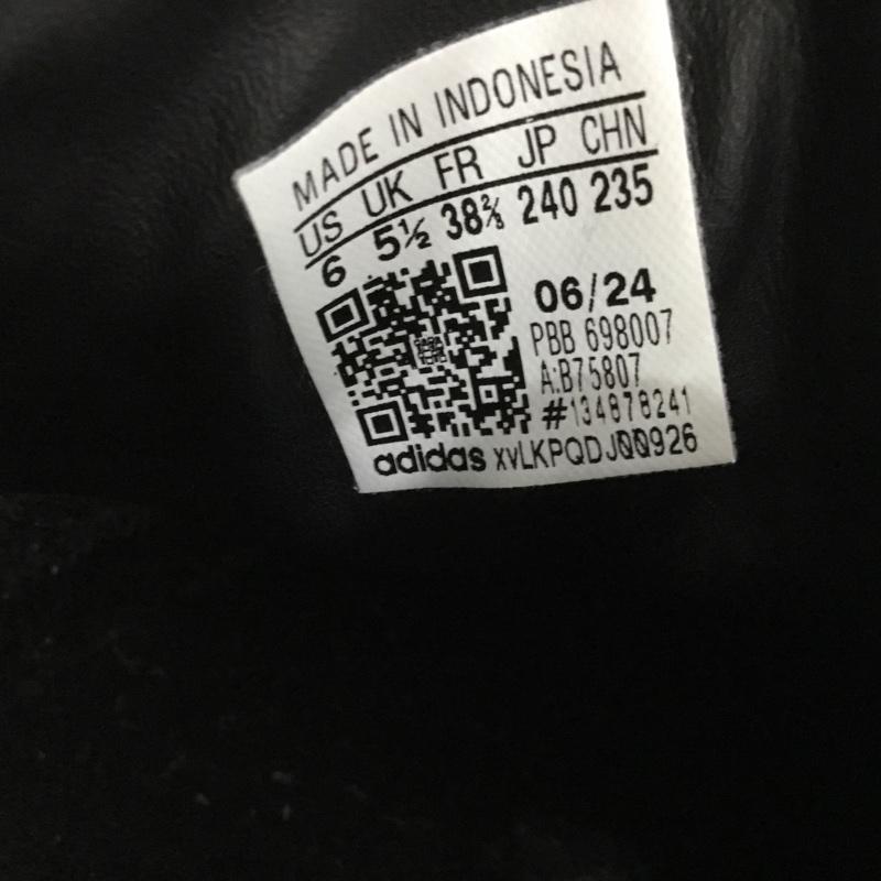 アディダス adidas スニーカー スニーカー B75807 Samba OG 24cm 24.0cm ロゴ、文字 黒 / ブラック / X 白 / ホワイト /  レディース USED 古着 中古 10146868