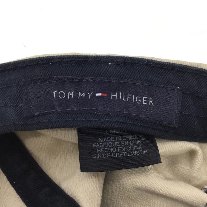 トミーヒルフィガー TOMMY HILFIGER 帽子 キャップ コットン C887869616 ワンポイント ベージュ / ベージュ /  メンズ USED 古着 中古 10120008