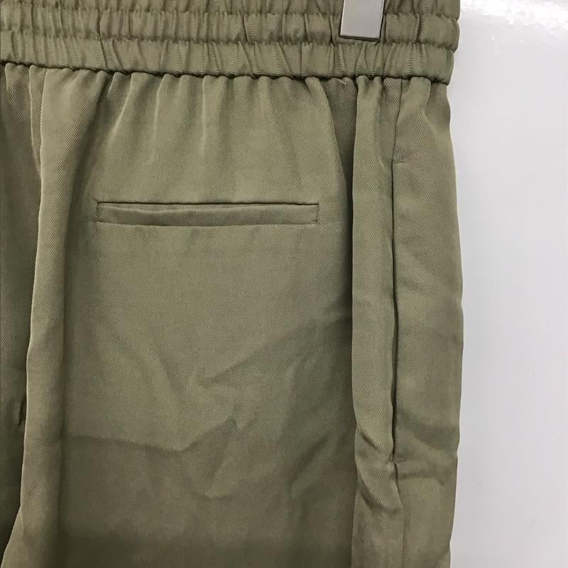 ザラ ZARA パンツ ワークパンツ、ペインターパンツ ワークパンツ ワイドパンツ カジュアルパンツ M 無地 カーキ / カーキ /  レディース USED 古着 中古 10142660