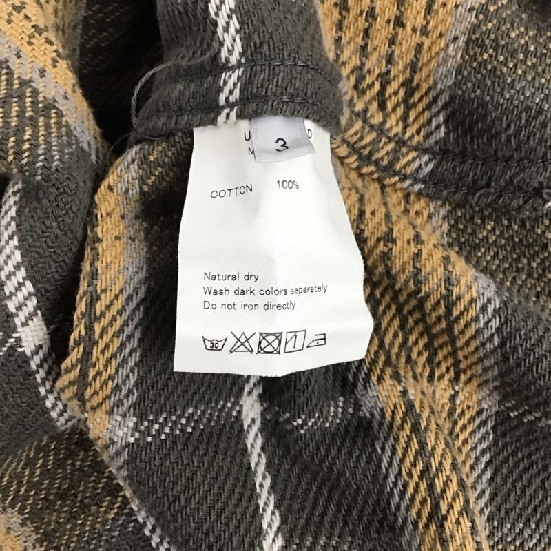 アンユーズド UNUSED シャツ、ブラウス 長袖 長袖シャツ チェックシャツ カラーシャツ 3 チェック マルチカラー / マルチカラー /  メンズ USED 古着 中古 10131621