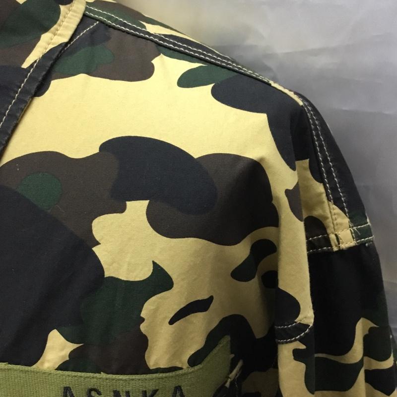 アベイシングエイプ A BATHING APE ジャケット、上着 ジャケット、ブレザー 001SHK301012M 1ST CAMO MILITARY SHIRT シャツジャケット L 総柄 マルチカラー / マルチカラー /  メンズ USED 古着 中古 10117077