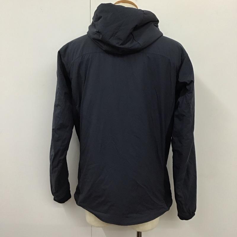 アークテリクス ARC TERYX ジャケット、上着 ジャンパー、ブルゾン AtomHoody ジップアップパーカージャケット アウター ダウンジャケット M ロゴ、文字 紺 / ネイビー /  メンズ USED 古着 中古 10119489