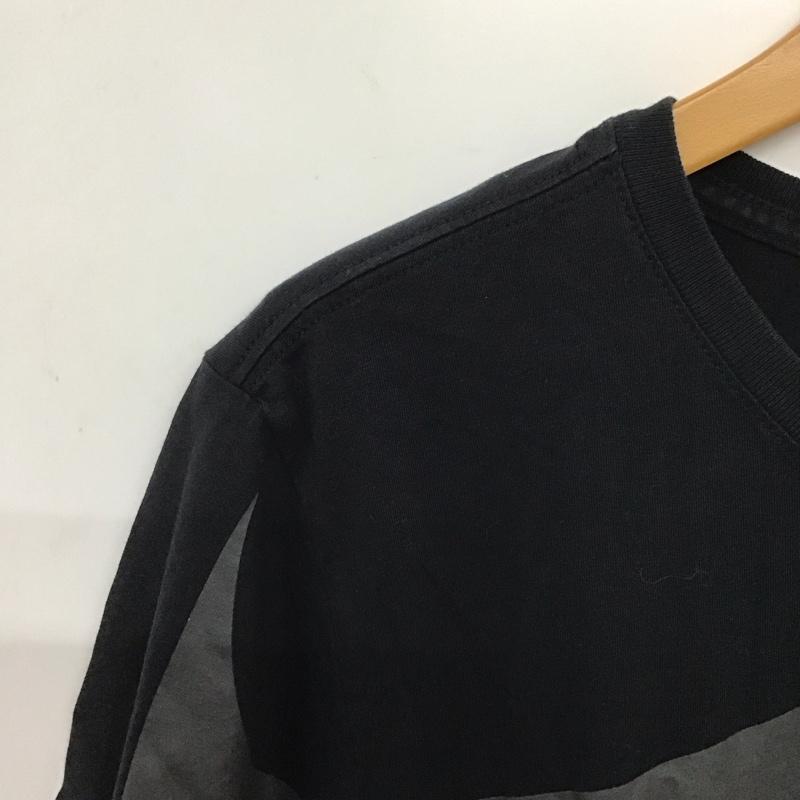 ナイキ NIKE Tシャツ 半袖 856491-010 ドロップテールオーバーサイズスウッシュ 半袖Tシャツ プリントTシャツ S ロゴ、文字 黒 / ブラック /  メンズ USED 古着 中古 10139530