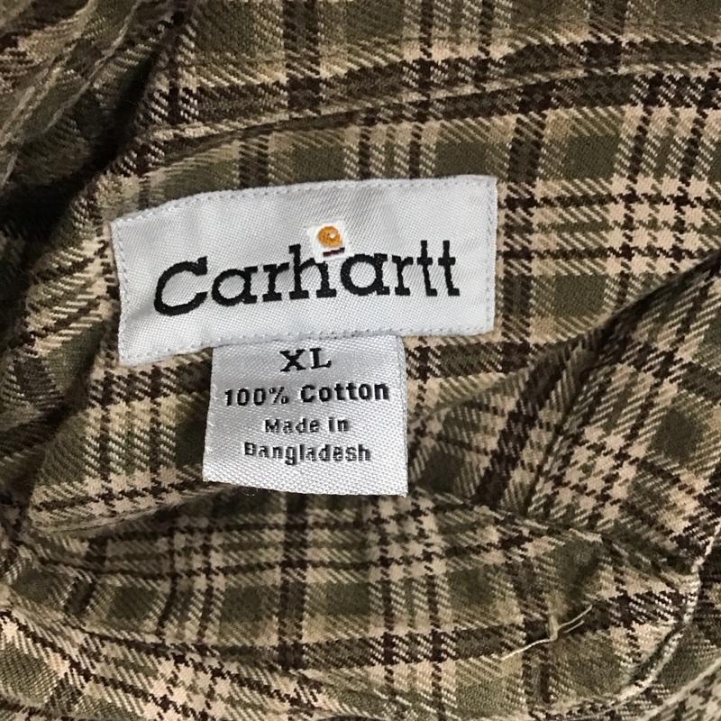 カーハート Carhartt シャツ、ブラウス 長袖 チェックシャツ ボタンダウンシャツ XL チェック マルチカラー / マルチカラー /  メンズ USED 古着 中古 10121756