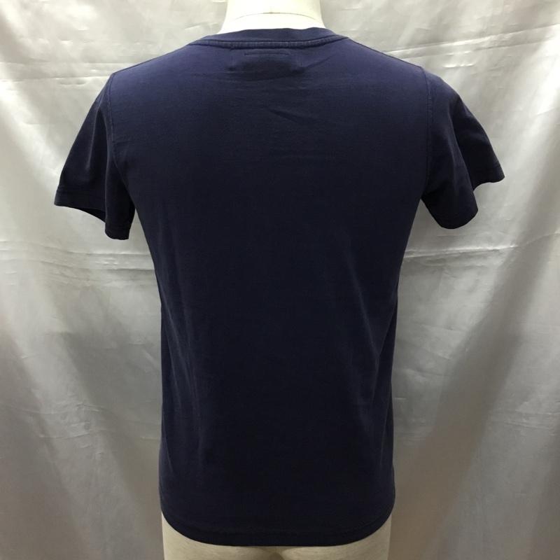 レミ レリーフ REMI RELIEF Tシャツ 半袖 半袖カットソー プリントTシャツ クルーネックカットソー FREE 無地 紺 / ネイビー /  メンズ USED 古着 中古 10114602