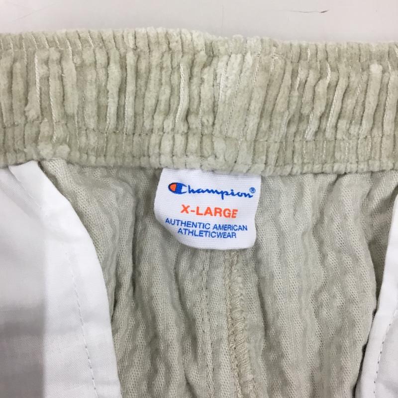 チャンピオン Champion パンツ ワークパンツ、ペインターパンツ c-3-u204 ボトム ワイドパンツ コーデュロイパンツ XL 無地 ベージュ / ベージュ /  メンズ USED 古着 中古 10121641