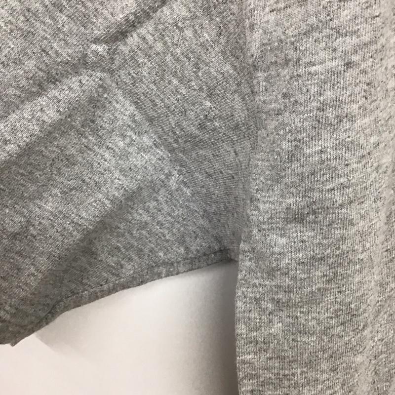 チャンピオン Champion Tシャツ 半袖 半袖カットソー プリントTシャツ クルーネックカットソー L 無地 灰 / グレー /  メンズ USED 古着 中古 10135979