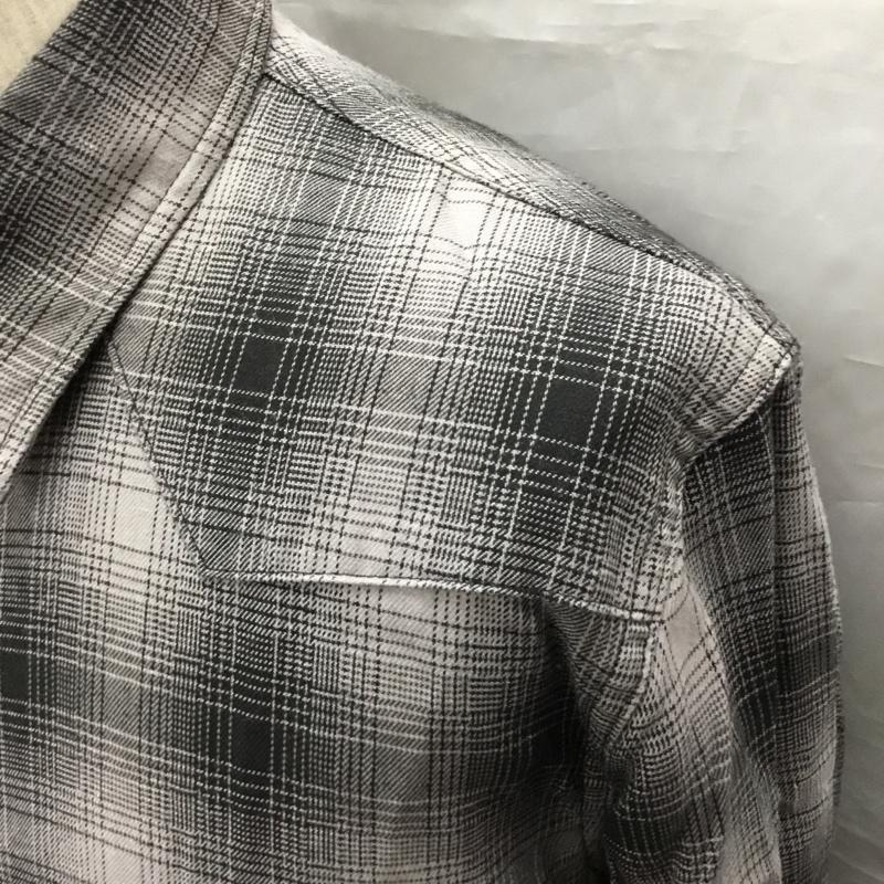 ラングラー Wrangler シャツ、ブラウス 長袖 ws9231 PENDLETON nanouniverse ペンドルトン ナノユニバース ウエスタン チェックシャツ S チェック 黒 / ブラック /  メンズ USED 古着 中古 10119727