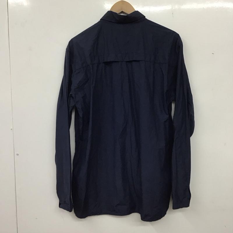 ザノースフェイス THE NORTH FACE シャツ、ブラウス 長袖 NR11403 長袖シャツ ナイロンシャツ XL 無地 紺 / ネイビー /  メンズ USED 古着 中古 10135971