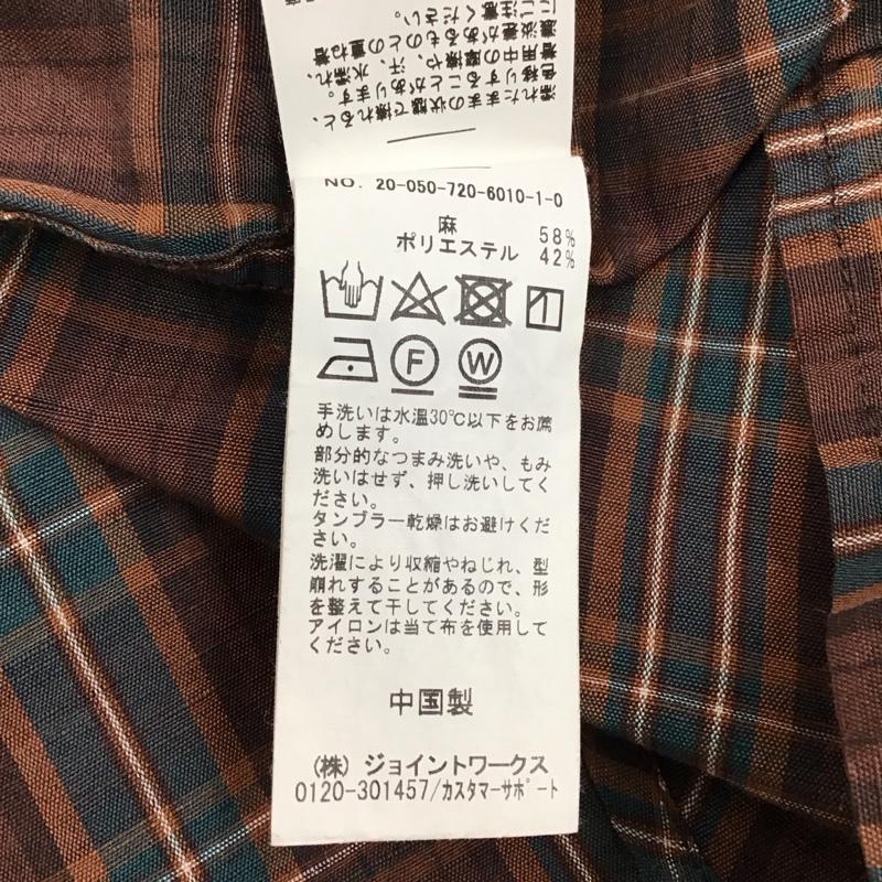 インヘリット INHERIT シャツ、ブラウス 長袖 長袖シャツ カラーシャツ ポケットシャツ 長袖カットソー チェックシャツ XL チェック マルチカラー / マルチカラー /  メンズ USED 古着 中古 10114362