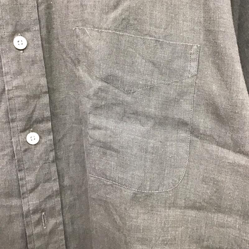 ブルックスブラザーズ BROOKS BROTHERS シャツ、ブラウス 半袖 ボタンダウンシャツ M 無地 カーキ / カーキ /  メンズ USED 古着 中古 10131425