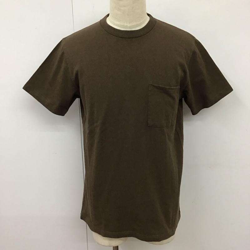 グッドウェア Goodwear Tシャツ 半袖 半袖カットソー プリントTシャツ クルーネックカットソー L 無地 茶 / ブラウン /  メンズ USED 古着 中古 10115297