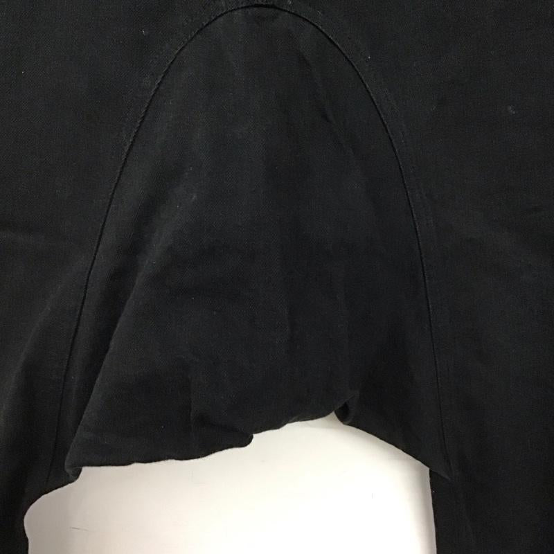 古着 USED パンツ デニム、ジーンズ mb there is a reason for all of the design サルエルパンツ ワイドパンツ L 無地 黒 / ブラック /  メンズ USED 古着 中古 10147462