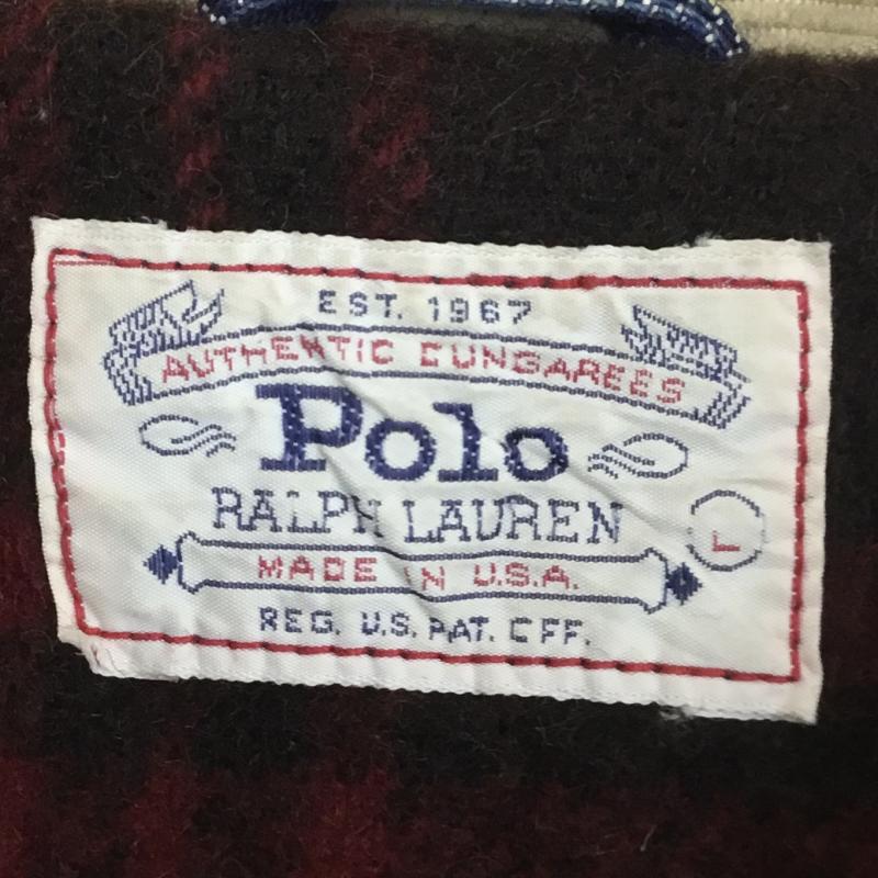 ラルフローレン RALPHLAUREN ジャケット、上着 ジャケット、ブレザー 80 s デニムジャケット L 無地 X チェック インディゴ / インディゴ /  メンズ USED 古着 中古 10117341