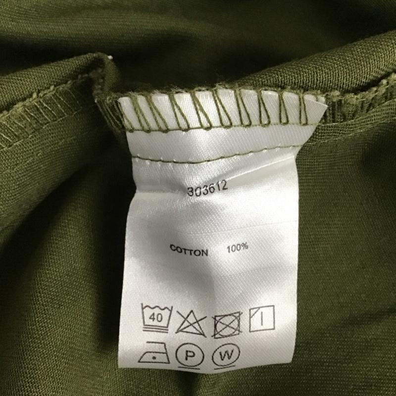 ダブルクローゼット w closet ワンピース ロングスカート ノースリーブワンピース ロングワンピース 前開き 無地 カーキ / カーキ /  レディース USED 古着 中古 10115244