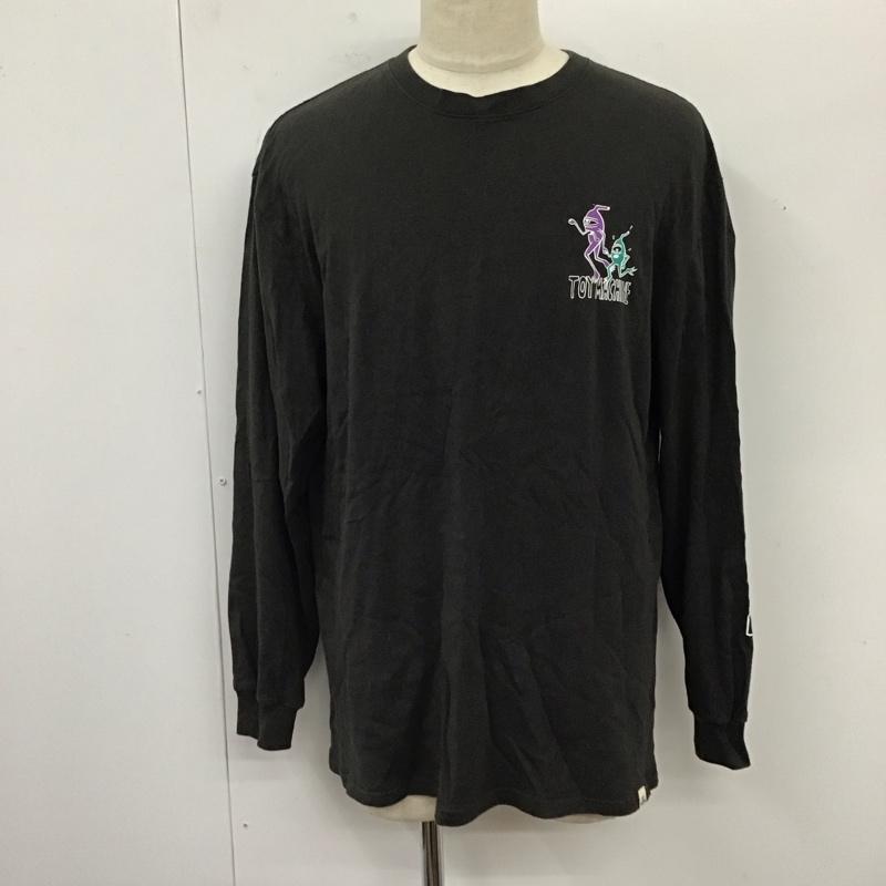 トイ マシーン TOY MACHINE カットソー 長袖 長袖カットソー クルーネックカットソー ロングスリーブカットソー プリントTシャツ L プリント 黒 / ブラック /  メンズ USED 古着 中古 10119461