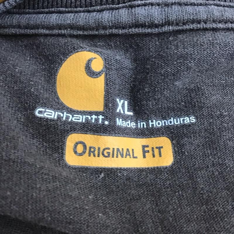 カーハート Carhartt Tシャツ 長袖 XL 無地 茶 / ブラウン /  メンズ USED 古着 中古 10141114