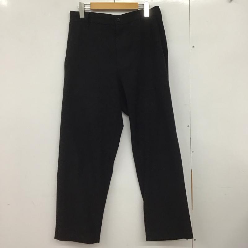 ロイヤル roial パンツ スラックス ワイドパンツ カジュアルパンツ ワークパンツ 32インチ 無地 黒 / ブラック /  メンズ USED 古着 中古 10146744