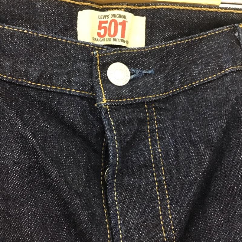 リーバイス Levi s パンツ デニム、ジーンズ PCL16B 501 W42 L32 ボタンフライ 42インチ 無地 インディゴ / インディゴ /  メンズ USED 古着 中古 10112929