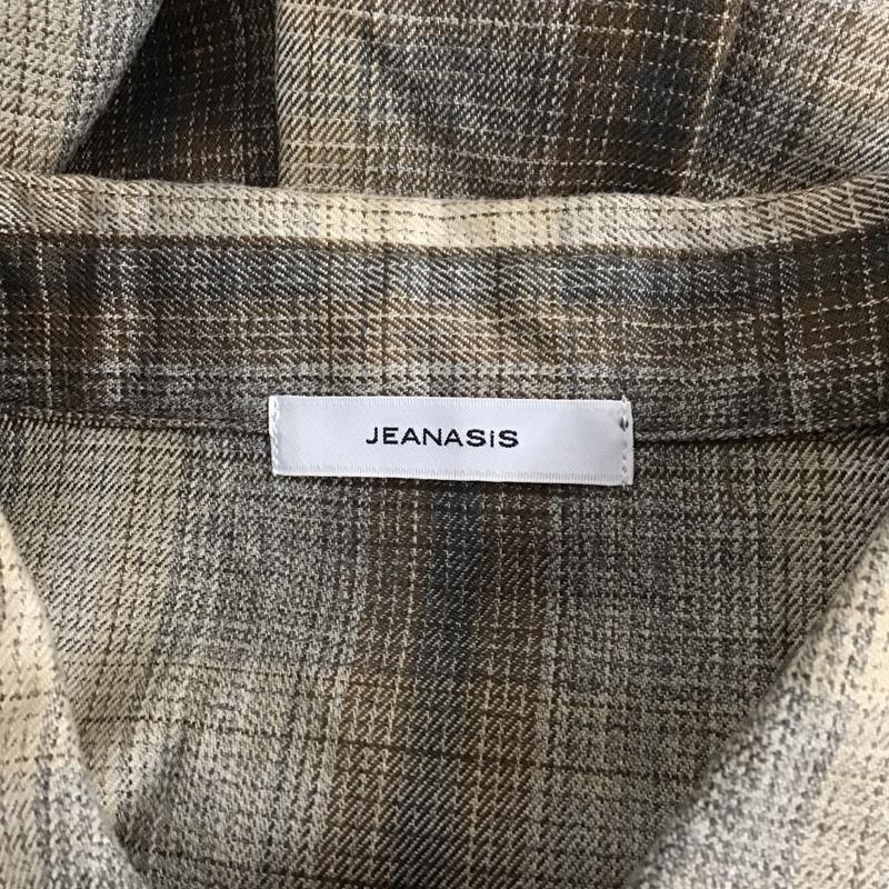 ジーナシス JEANASIS ワンピース ひざ丈スカート JS071073MC シャツワンピース FREE チェック マルチカラー / マルチカラー /  レディース USED 古着 中古 10124996
