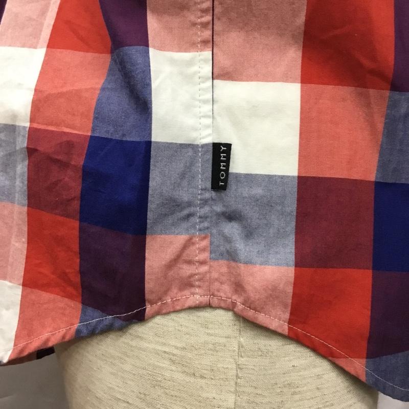 トミー TOMMY シャツ、ブラウス 半袖 ボタンダウンシャツ M チェック マルチカラー / マルチカラー /  メンズ USED 古着 中古 10108968