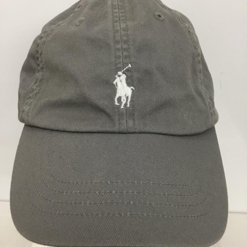 ポロバイラルフローレン Polo by RALPH LAUREN 帽子 キャップ コットン ワンポイント 灰 / グレー /  レディース USED 古着 中古 10141645