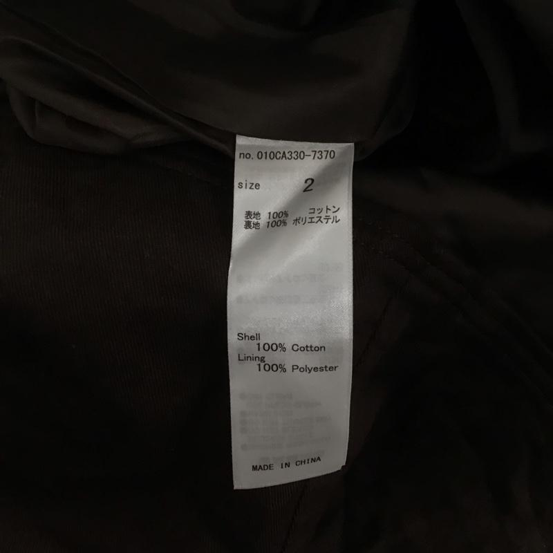 マウジー MOUSSY ワンピース ロングスカート 010CA330-7370 GATHER SLEEVE DRESS 2 無地 茶 / ブラウン /  レディース USED 古着 中古 10124802
