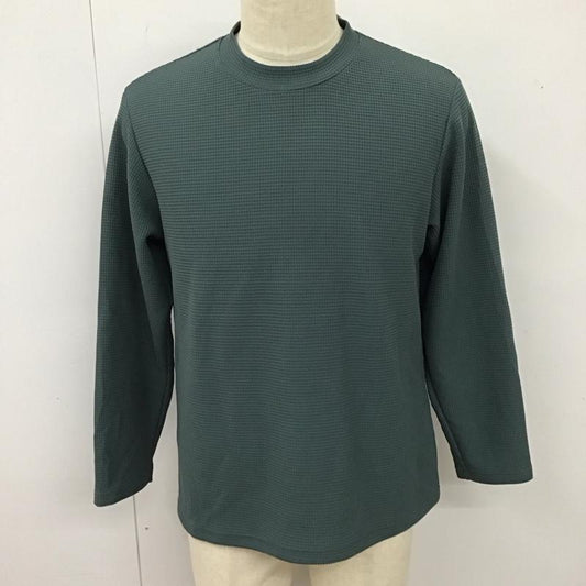 グロスター GLOSTER Tシャツ 長袖 3-0091-1-53-014A ワッフル ロンT サーマル S 無地 緑 / グリーン /  メンズ USED 古着 中古 10118332
