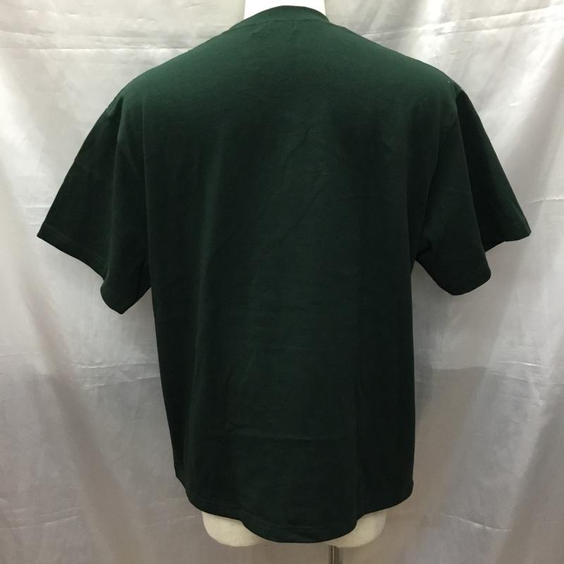ノーティカ NAUTICA Tシャツ 半袖 半袖カットソー プリントTシャツ クルーネックカットソー S ロゴ、文字 緑 / グリーン /  メンズ USED 古着 中古 10114359